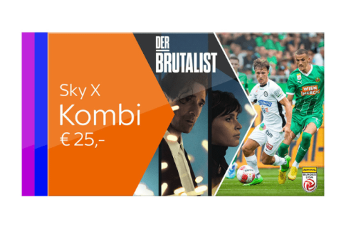 Sky X Angebote: Jetzt bis zu 40% sparen auf Fiction, Sport & Kombi